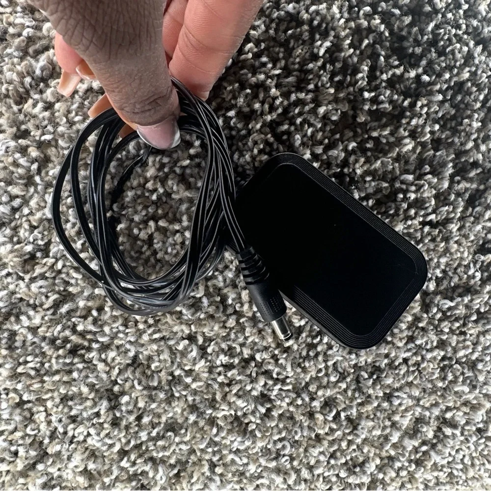 Black Power Adapter with Cable